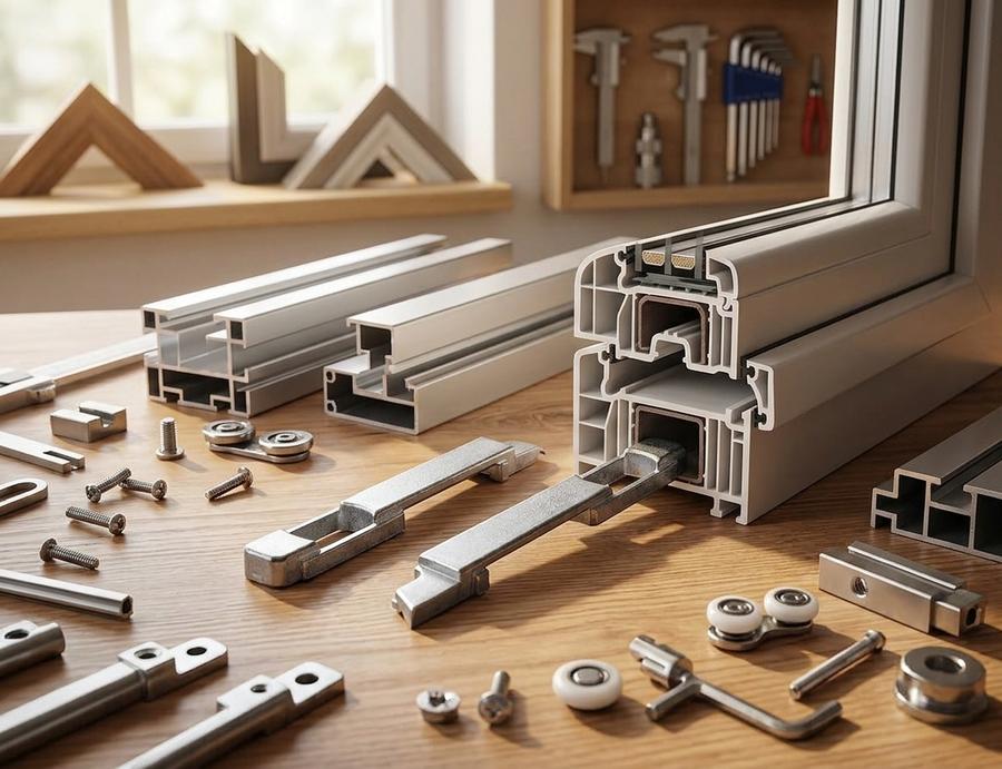 Brixwell Die Cast Finger Latch Set, Zinc Construction, Mill Finis in use